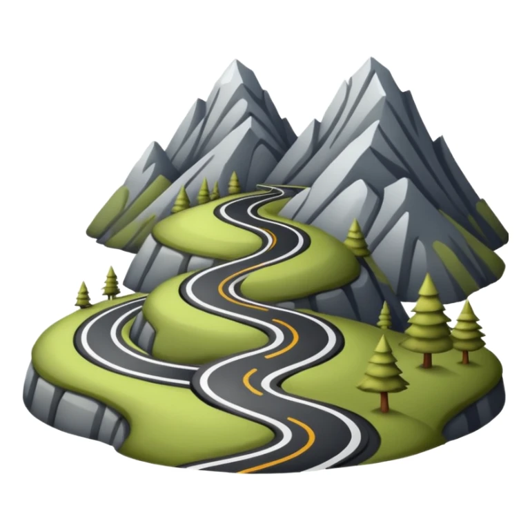 mach mir eine straße in denn bergen sticker