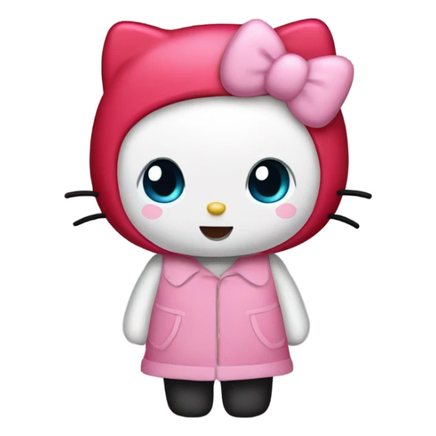 I want something that looks like hello kitty sticker