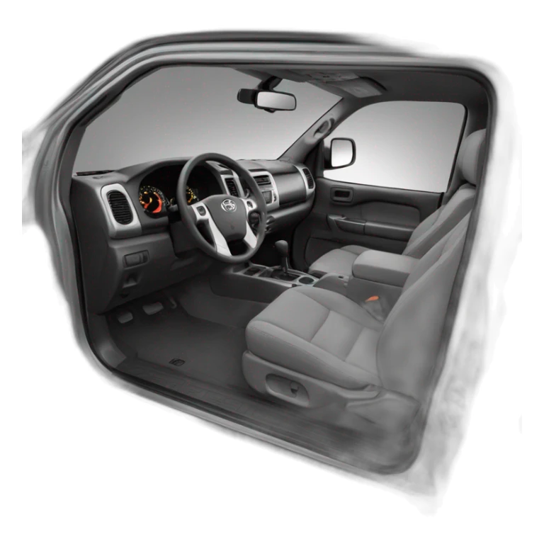 The interior of a 2003 Toyota Tacoma SR5 sticker