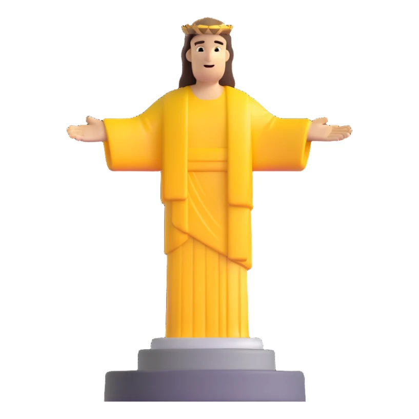 Christ the Redeemer statue in Rio de Janeiro sticker