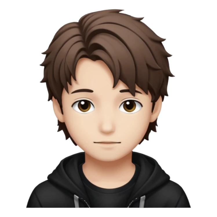 felix of stray kids brunnete sticker