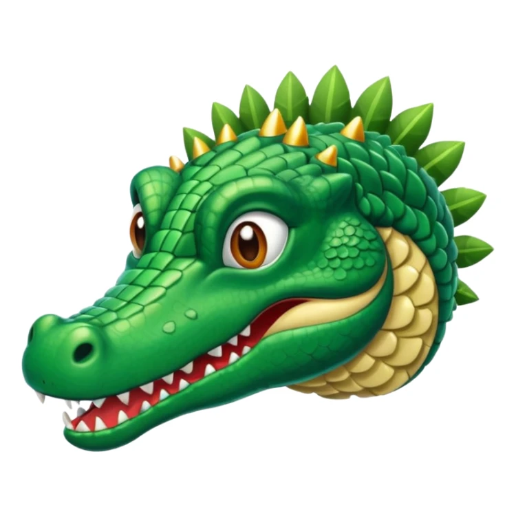 Hazme un avión con cabeza de cocodrilo sticker