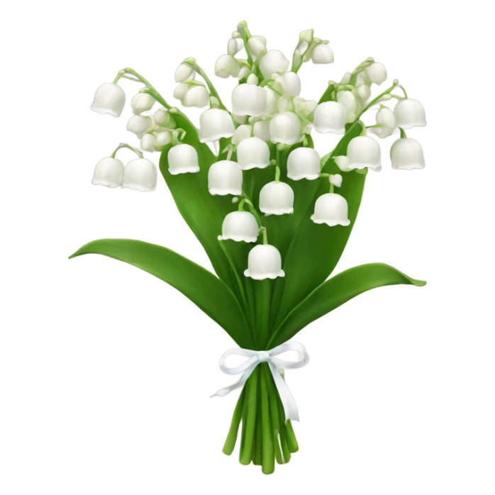 Lilly of the valley bouquet  sticker
