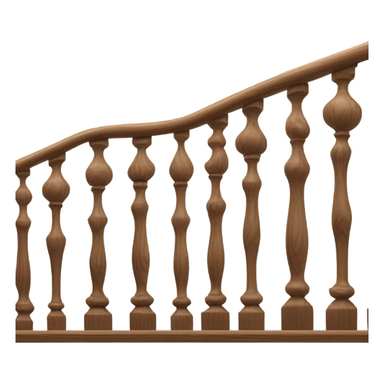 Wooden stairwell bannister  sticker
