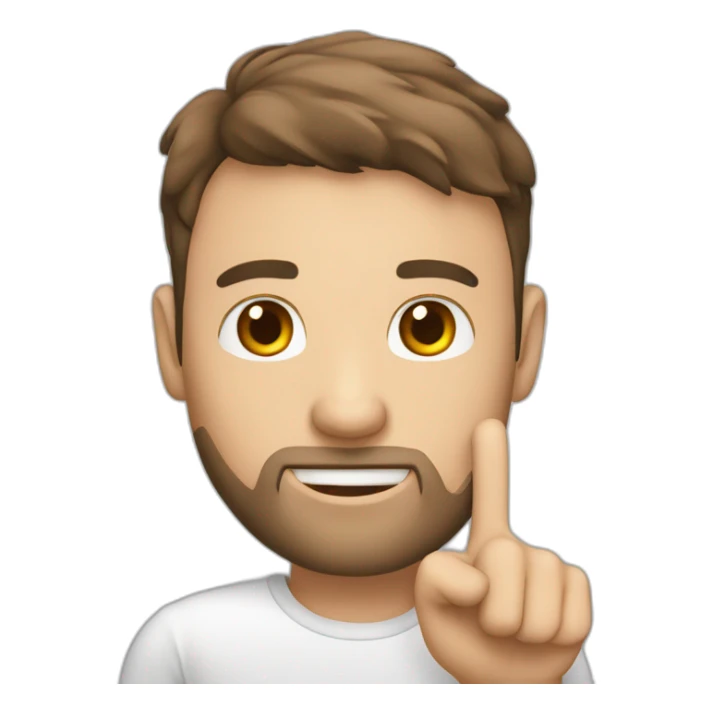 homme avec un panneau dans la main avec écrit RATIO sticker