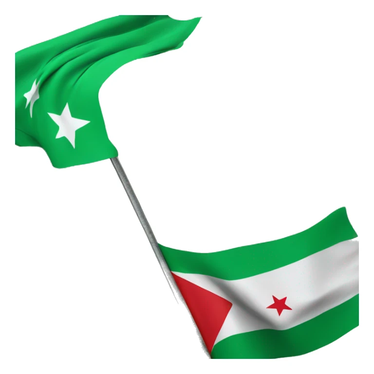 Syrian flag with 3 green stars sticker