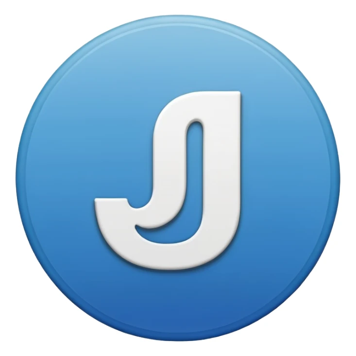 Haceme una j en un círculo  sticker