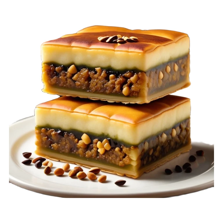 martabak manis-cinematic-realistic-martabak manis-dish-emoji,-depicted-as-a-single,-square-slice-of-sweet,-thick-martabak manis-with-a-rich,-indulgent-filling,-rendered-with-detailed-textures-and-vibrant,-appetizing-lighting sticker