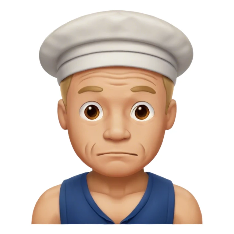 My face on Popeye the Sailor Man sticker