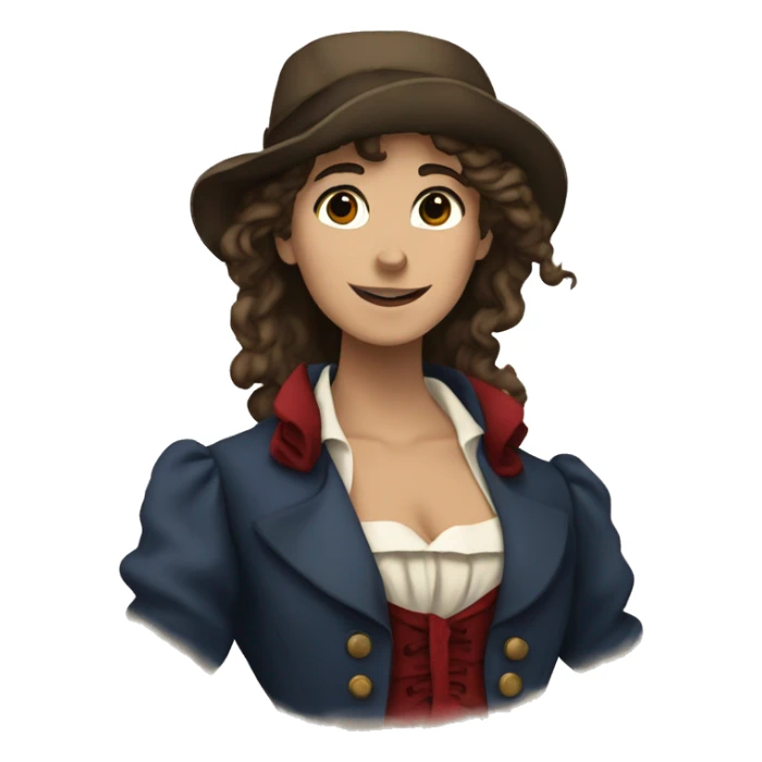 Eponine in Les Miserables the musical sticker