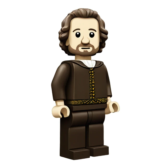 WILLIAM SHAKESPEARE lego full body sticker
