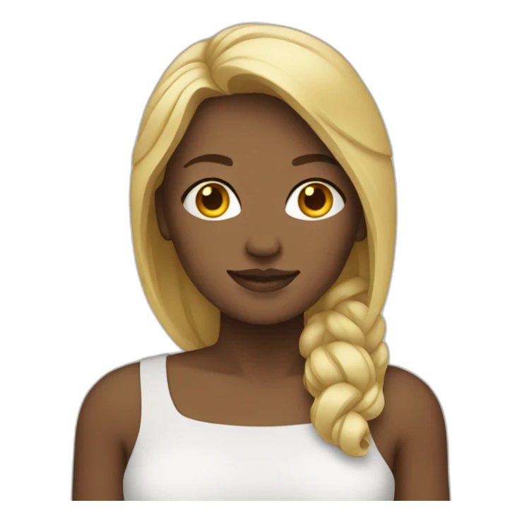 white woman SHOWS PEACE sticker