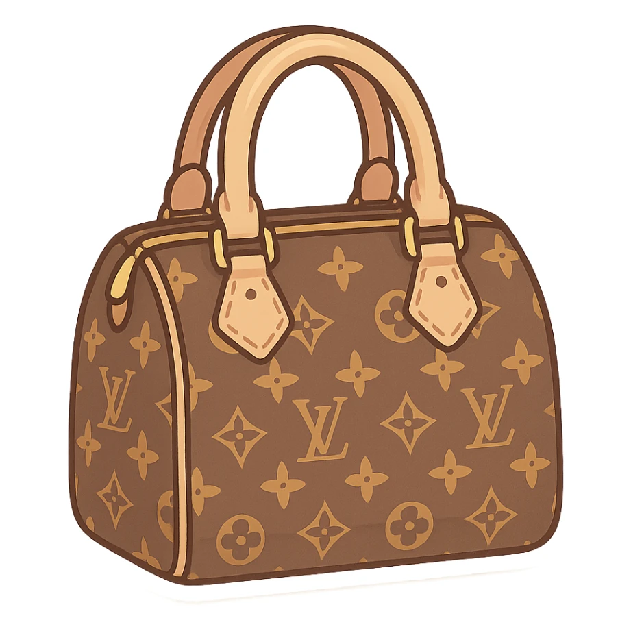 Luxury LV handbag sticker