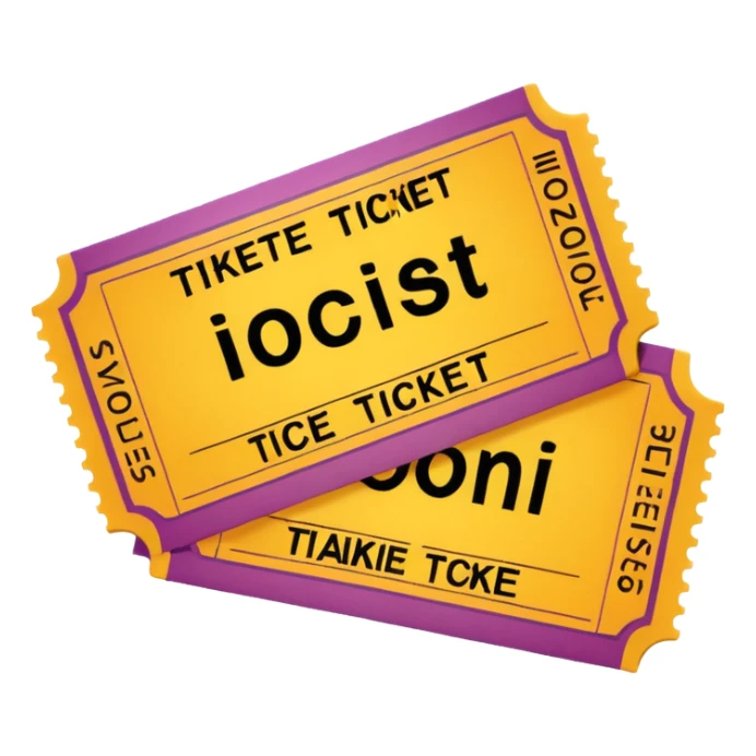 theatre movie ticket sticker
