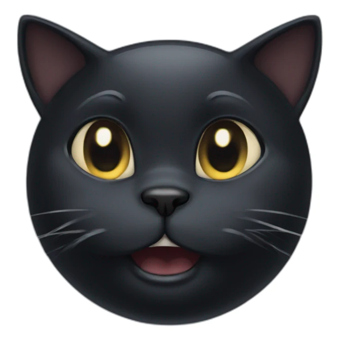 black-cat-crying-tears-of-joy sticker