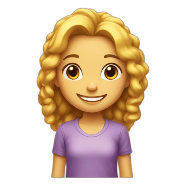 the sly girl smiles and looks away sticker