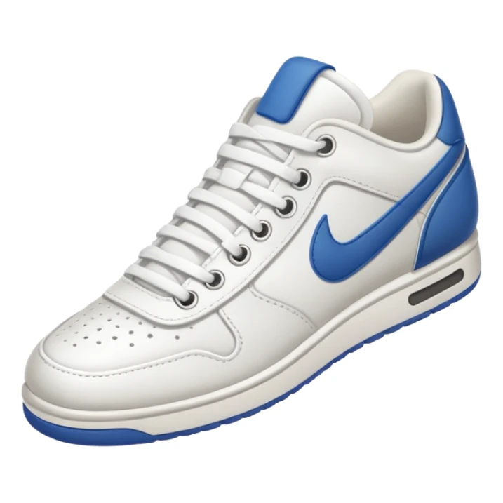 an ios genmoji for a pair of white sneakers  sticker