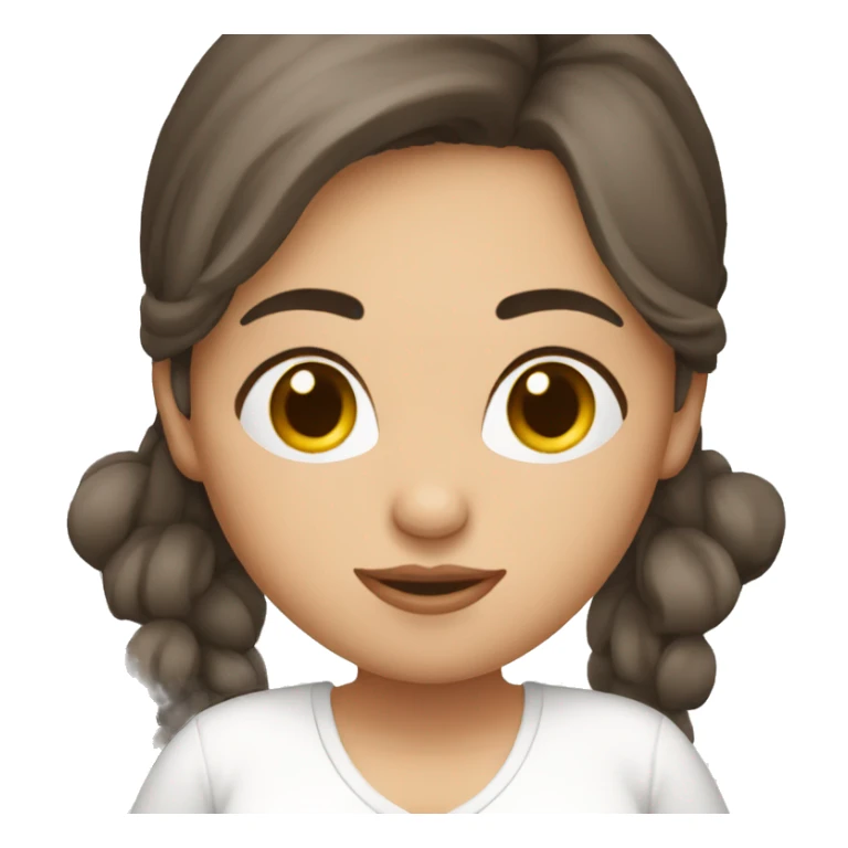  Mujer embarazada piel blanca cuerpo completo voltead de lado derecho sticker