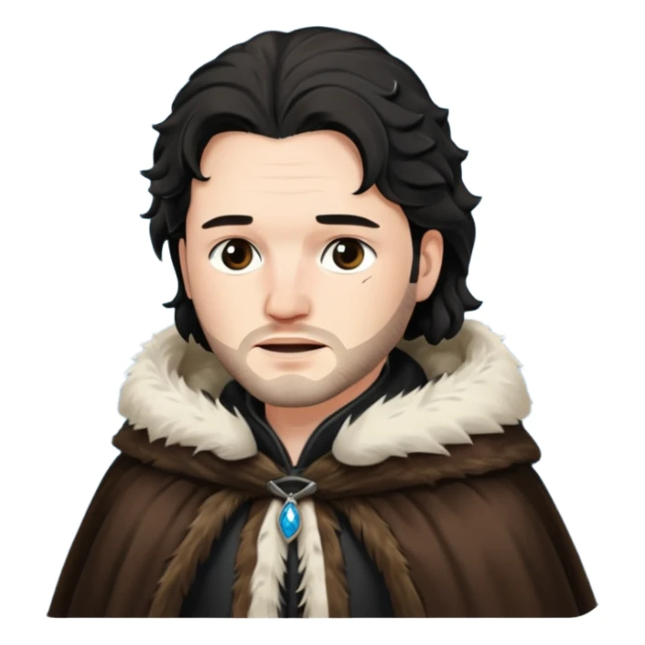 Jon snow from game of thronez sticker