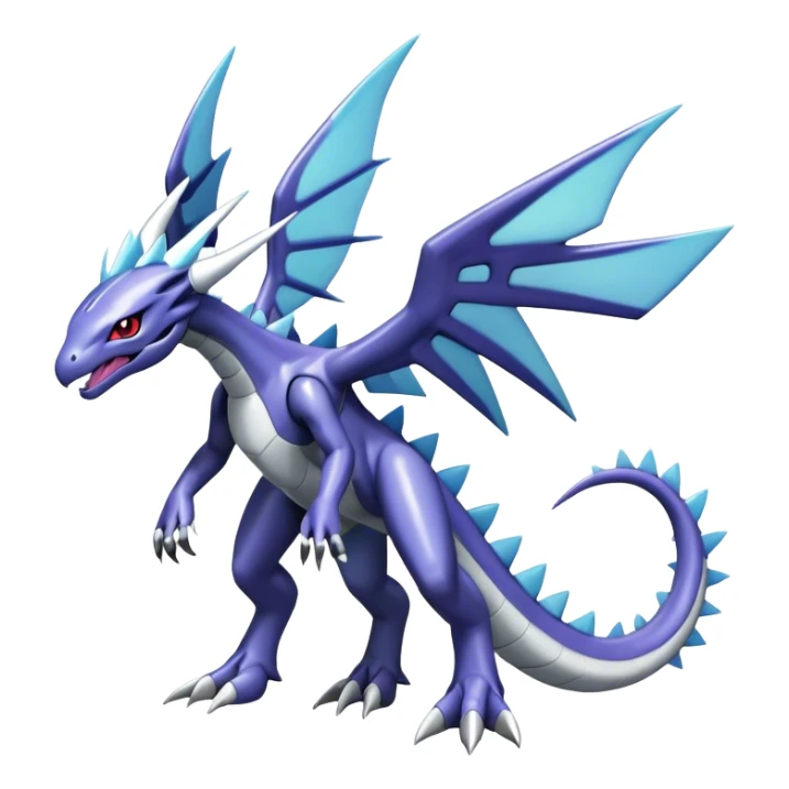  Cool Cute Edgy Shiny Godly Ethereal Digimon-Genesect-Dialga-Reptile full body sticker