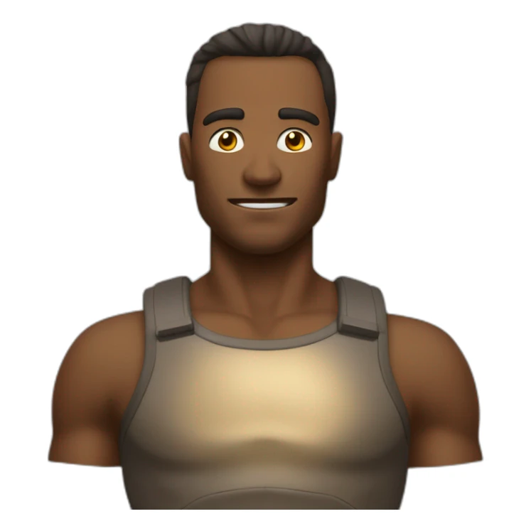 Homme bronzé qui fais exploser un pétard sticker