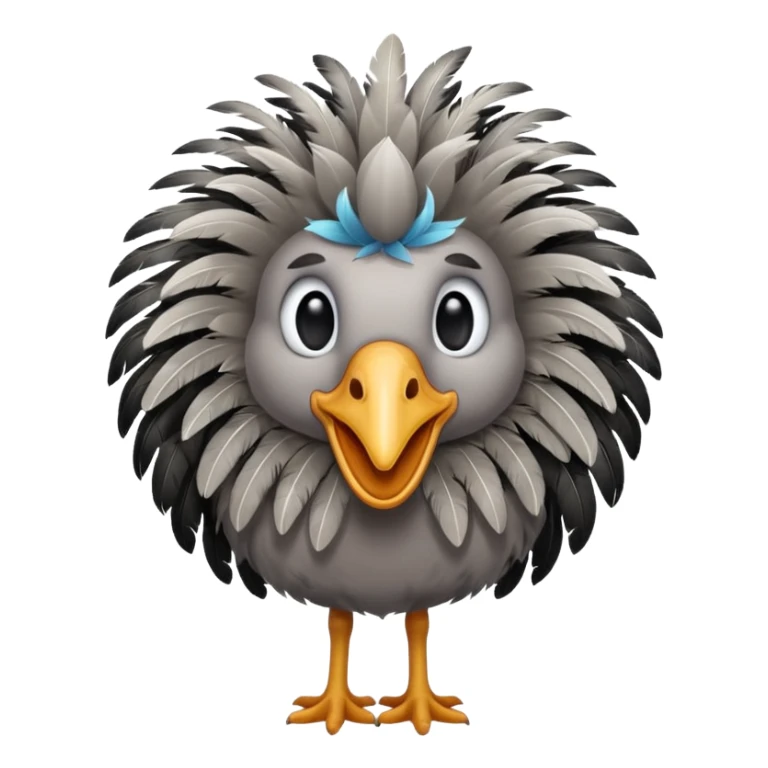 Je voudrai un emoji d'une autruche sticker