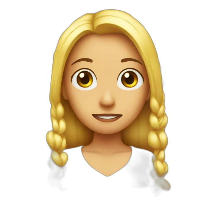 Sorprised Woman with key sticker