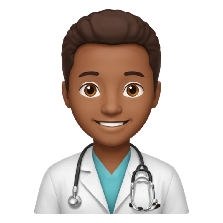 aftican american doctor emoji sticker