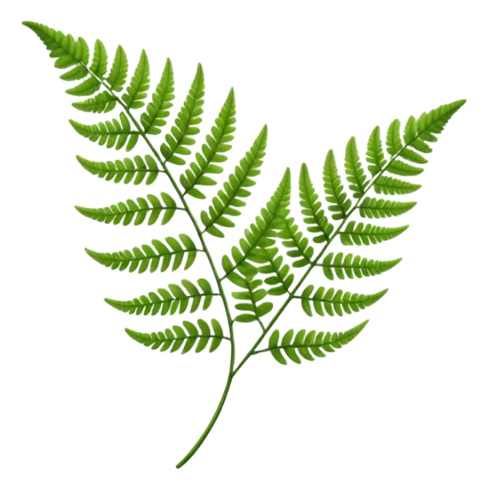 Fern Leaf Emoji sticker
