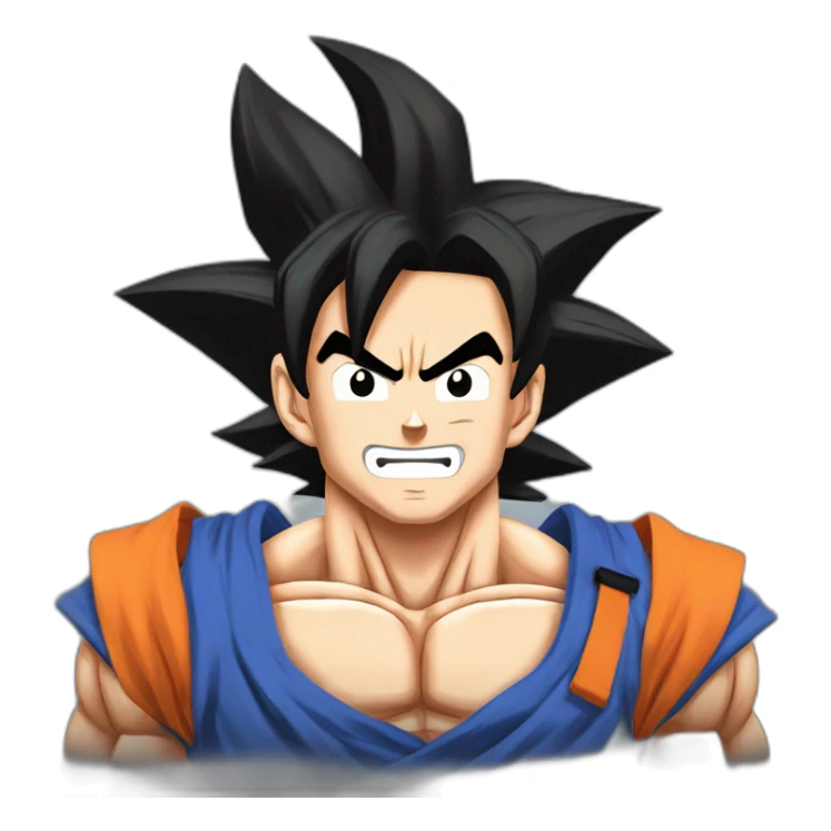 Goku in supersaiyan sticker