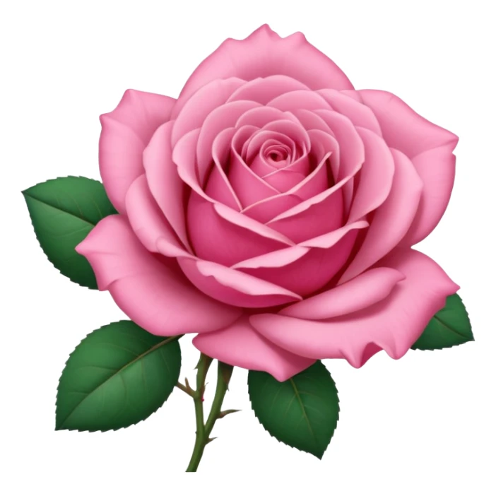 “A Polaroid photo of a pink rose  sticker