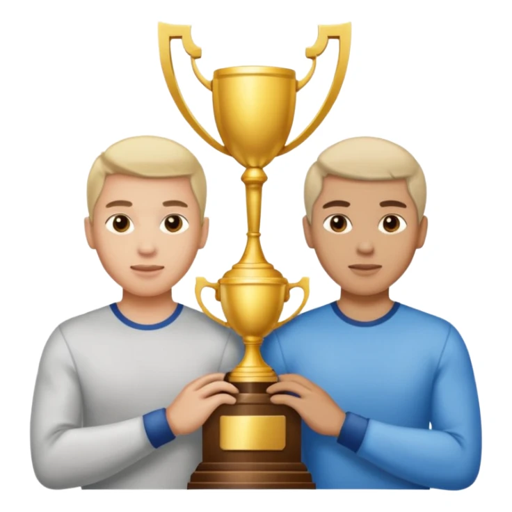 Versus / Duel : deux joueurs + VS, trophée/podium, ou deux écrans avec même objectif. sticker