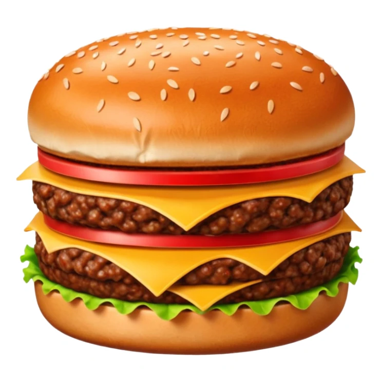 Hamburger meat sticker
