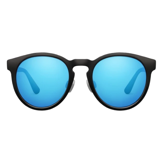 Sunglasses with the number 67 on them sticker