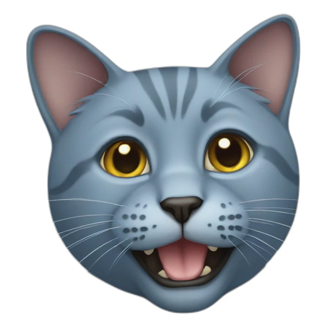 English Short Blue Cat sticker