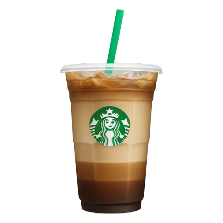 Starbucks iced coffee sticker