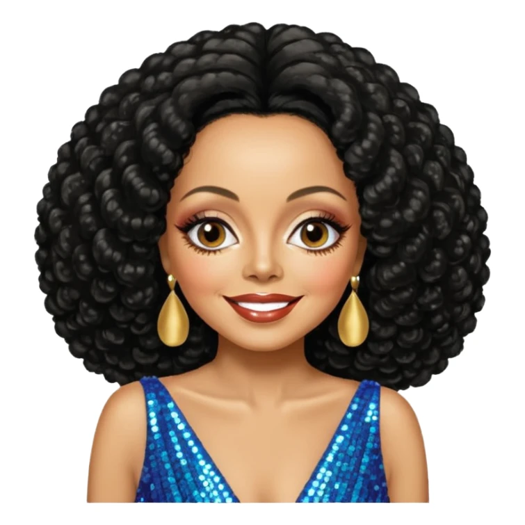 Diana Ross sticker