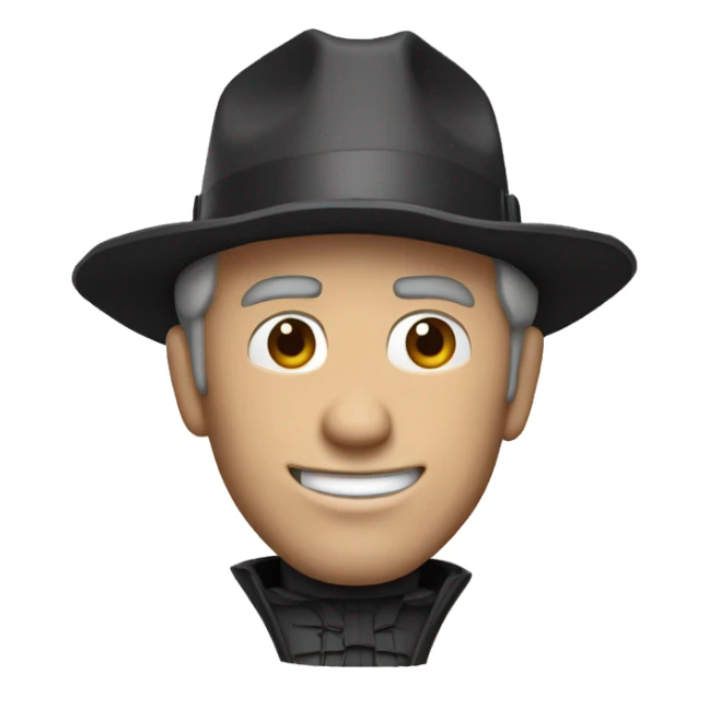 hombre disfrazado de BATMAN estilo Pixar 3D sticker