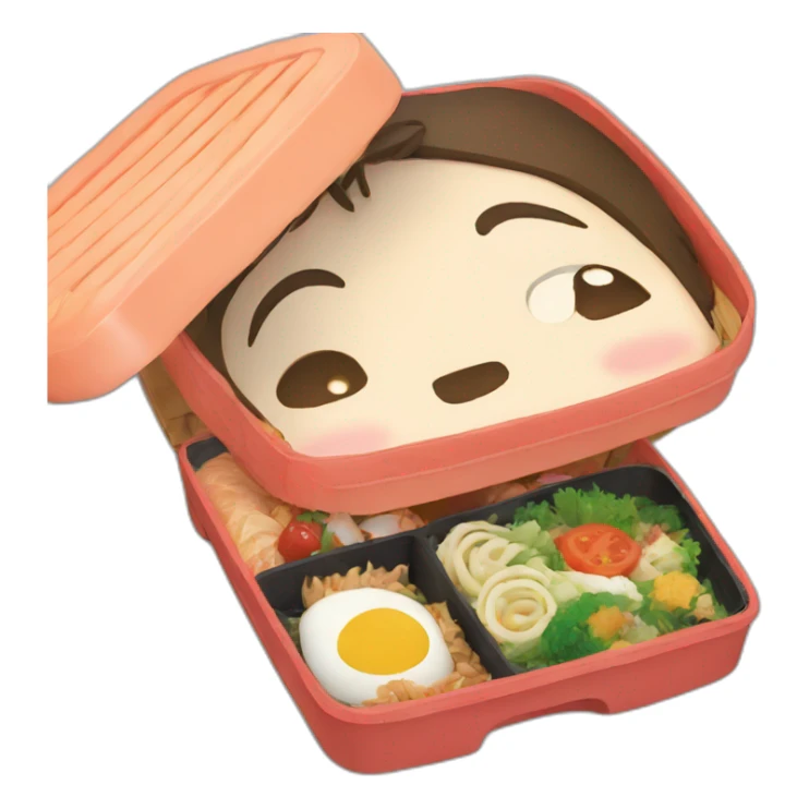 bento box on the theme of chihiro sticker