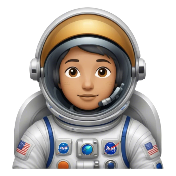 Cinematic Realistic mystery Astronaut visor down – A highly detailed depiction of an astronaut in a state-of-the-art space suit, floating weightlessly in the vast expanse of space. The reflective visor hides the face so we only see the reflection, while intricate suit details and soft lighting create an immersive sense of realism. sticker