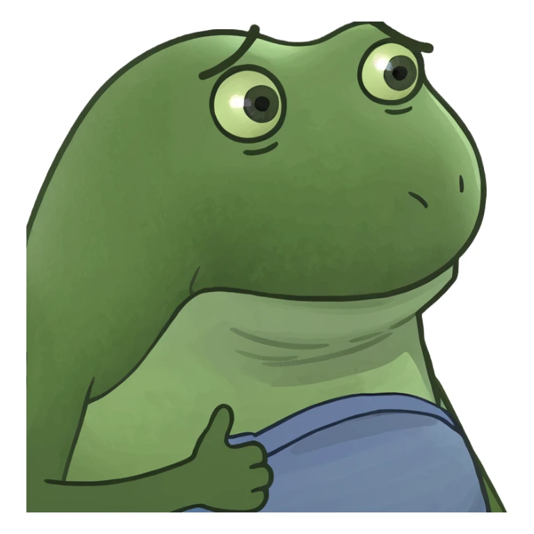 a person with stomach ache sticker