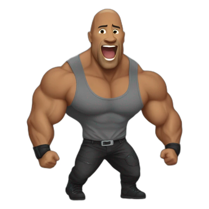 The rock qui fait un pouce en l'air sticker