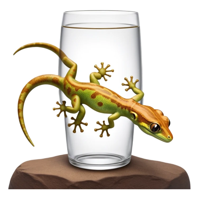 cinematic-gecko-realistic-full-body-climbing-emoji,-tiny-agile-frame-sticking-to-a-glass-surface-with-specialized-toes,-smooth-speckled-skin-in-rich-earthy-tones,-large-glistening-eyes-wide-and-watchful,-delicate-curved-tail-balancing-its-body,-tiny-mouth-hinting-at-an-adorable-smirk,-simplified-yet-realistic-focused-features,-highly-detailed,-glowing-with-a-subtle-warm-luminance sticker