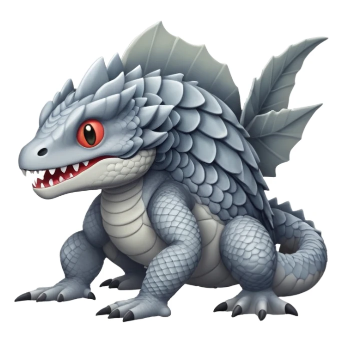 Dull Fakémon-creature sticker