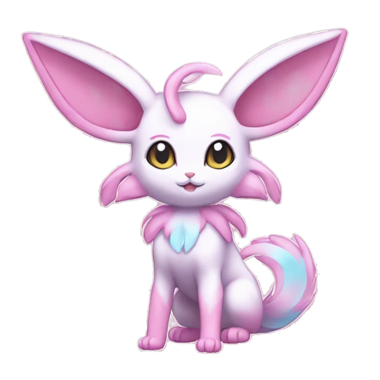 Kawaii Sylveon-Mew-Espeon-Pokémon full body sticker