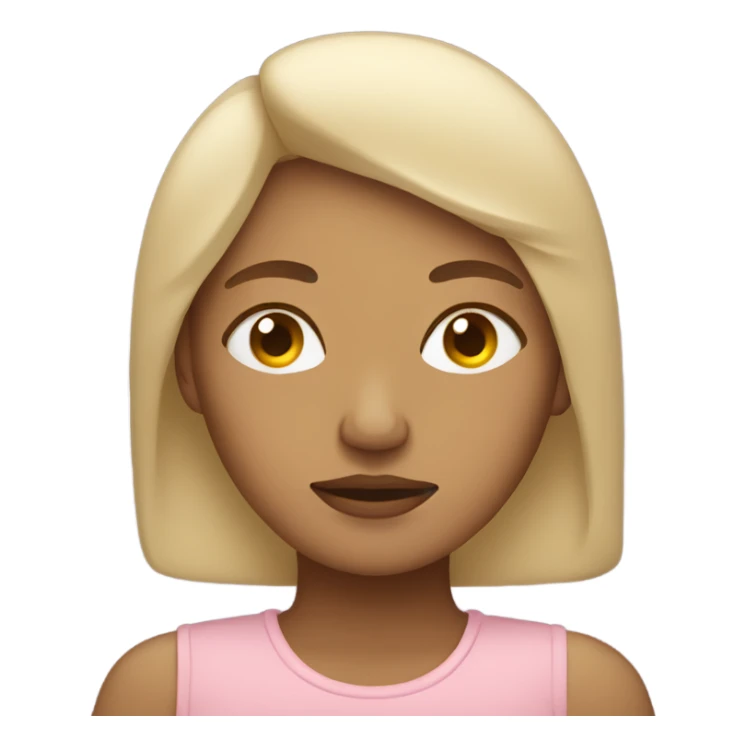 light skin woman in deep sleep sticker