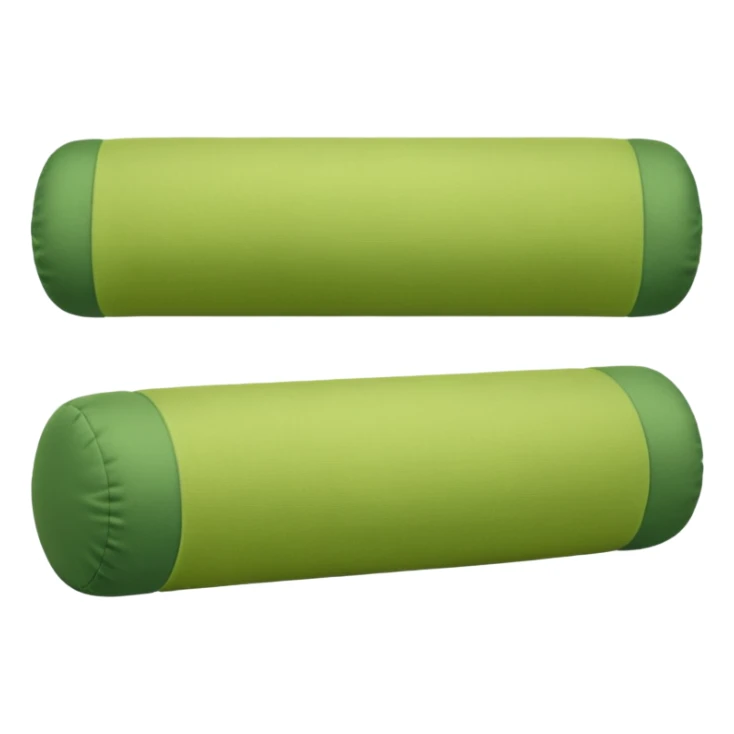 green bolster pillow emoji sticker