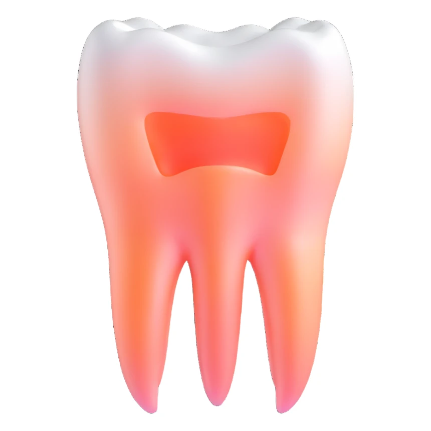 dental x-ray results showing tooth condition sticker