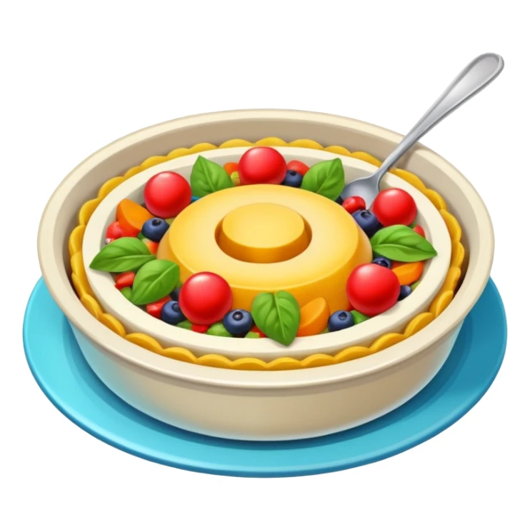 High resolution of a food dish sticker