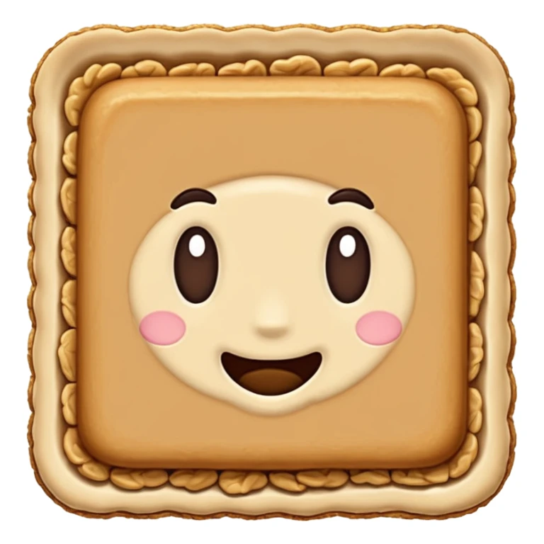 Oat flapjack slice sticker